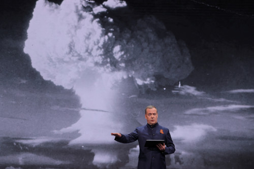 Russia’s Medvedev says Trump’s statement about US World War Two role was ‘pretentious nonsense’