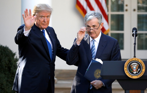 Trump knocks Fed’s Powell, muses about appointing himself to lead central bank