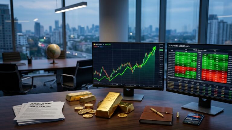 Gold at $4,700 With the Fed on Hold: What the GLD Options Market Is Telling You