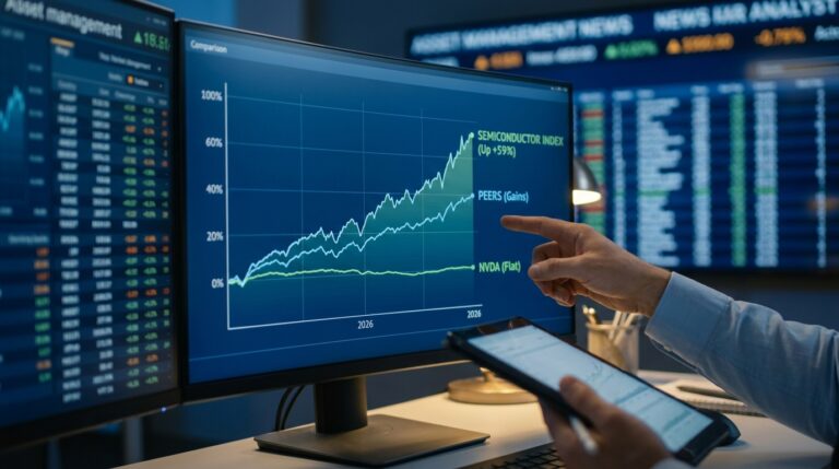 NVDA Is Flat While Its Peers Are Up 59%. That Gap Has to Close.