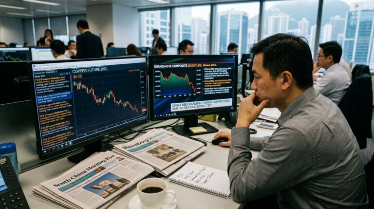 Copper Near $6.55, FCX Near Highs: Monday&rsquo;s PMI Test