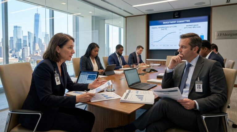 JPMorgan Tells Clients to Cut Risk. Its Own Wealth Arm Disagrees With Goldman on Why.