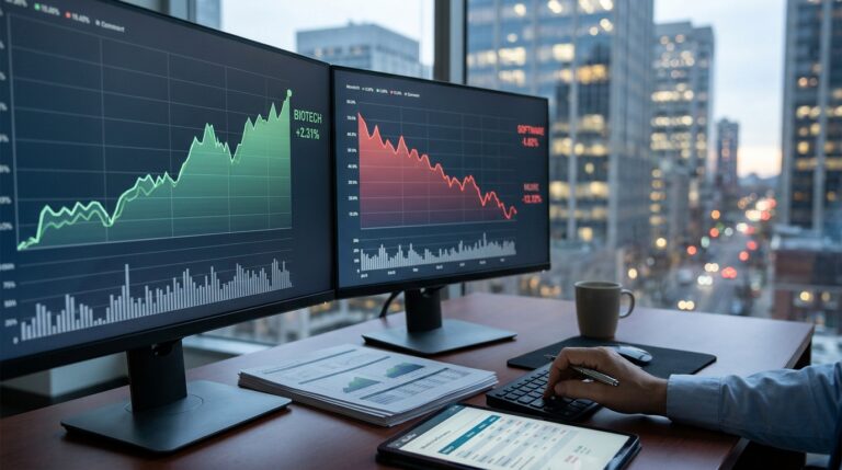 Biotech Rose 4.3% the Week Software Fell 5.9%