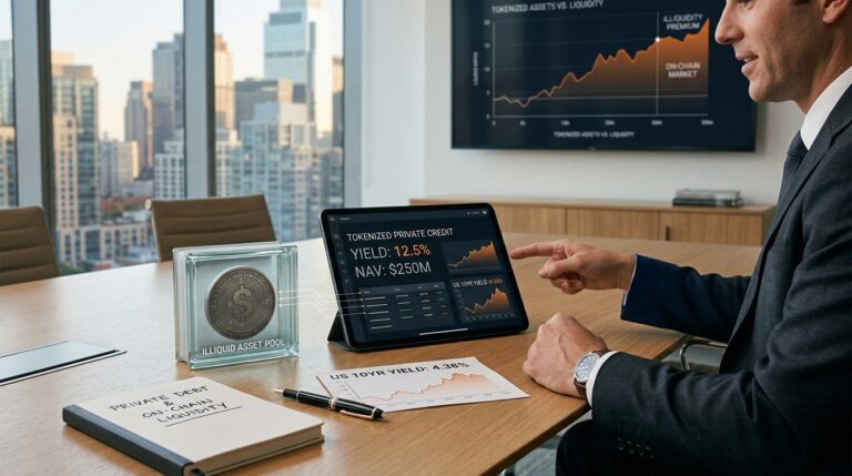 Tokenized Private Credit Pays 8–15%. The Catch Is Real.